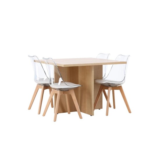 Venture Home Spisegruppe Venture Home Leo med 4 Edvin Stoler GR23581