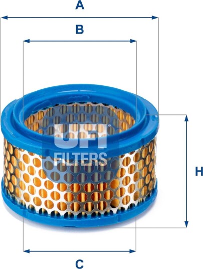UFI 27.886.00 Luftfilter