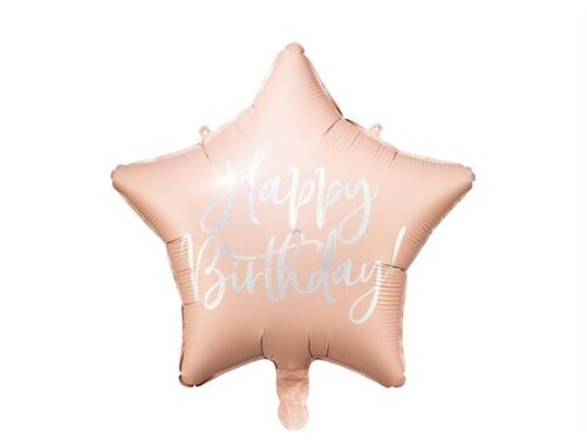 Folieballong stjerne med tekst It is a boy 45cm
