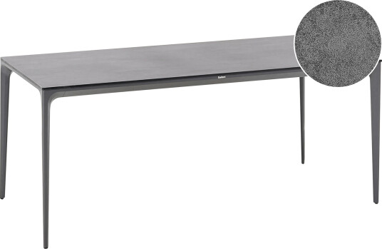 Spisebord utendørs Sovareto 90x180 cm steineffekt Grå