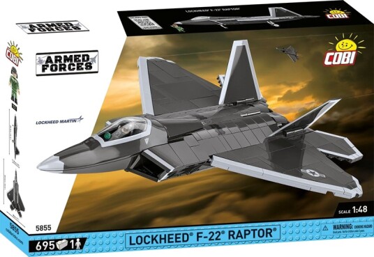 Cobi Armed Forces Byggesett 658 Deler Lockheed F-22 Raptor Cobi Armed Forces Byggesett 658 Deler Lockheed F-22 Raptor