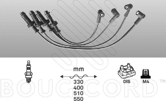 Tennplugg kabelsett EFI AUTOMOTIVE 4334