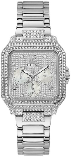 Guess Dameklokke GW0472L1 Classic Sølvfarget/Stål Ø36 mm Guess Dameklokke GW0472L1 Classic Sølvfarget/Stål Ø36 mm