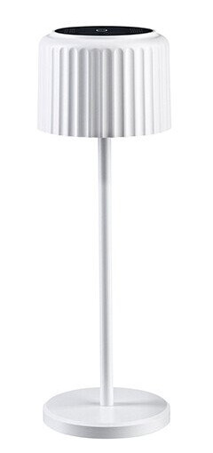Else bordlampe oppladbar via USB eller solcelle 2700 Kelvin IP44 Hvit Else bordlampe oppladbar via USB eller solcelle 2700 Kelvin IP44 Hvit