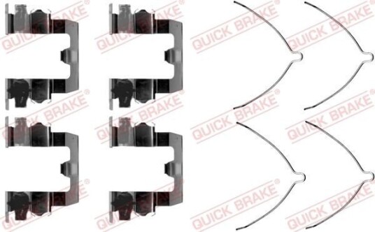 Tilbehørsett, skivebremse belegg QUICK BRAKE 109-1095