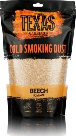 Texas Club Beech Cold Smoking Dust 0,5 kg For Perfekt Bbq Grilling Og Piknik Utendørs