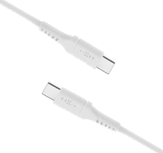 FIXED LIQUID Silicone cable 60W USB-C/C 1.2m White FIXED LIQUID Silicone cable 60W USB-C/C 1.2m White