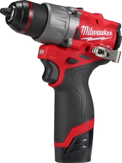 Milwaukee M12 FDD2-202X Borskrutrekker med batteri og lader Maskiner
