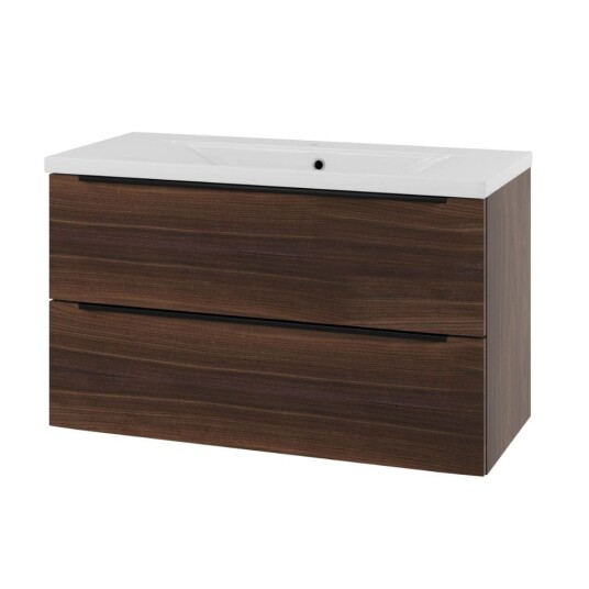 Linn Bad Mari D45cm Servantskap Valnøtt / 100cm LB-120810 Linn Bad Mari D45cm Servantskap Valnøtt / 100cm LB-120810