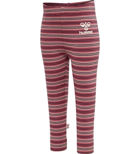 Hummel Leggings HmlUnited Tights Stripete Woodrose 4 år 104 Leggings Rosa Svart Hummel Leggings HmlUnited Tights Stripete Woodrose 4 år 104 Leggings Rosa Svart