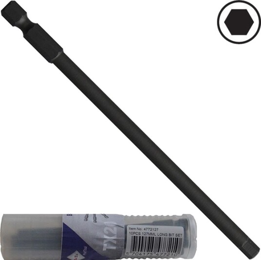 BATO 1/4" Bits 6kt. 4,0 x 127 mm. 10 stk. pk.