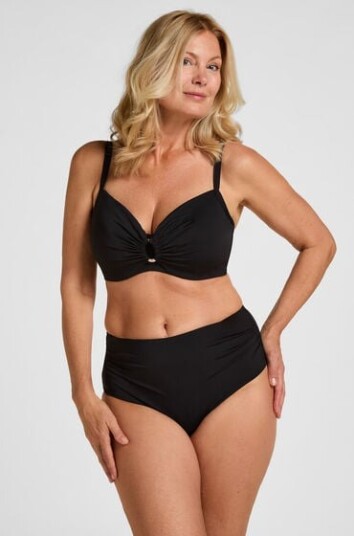 Hunkemöller High Waisted Formende Bikinibukse Luxe Svart