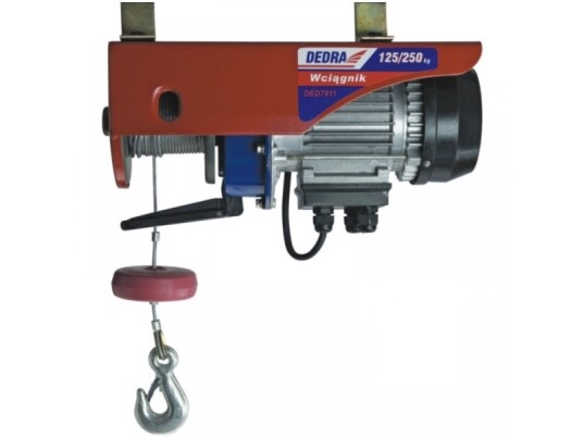 Dedra Elektrisk Vinsj 1000W Ded7913 Dedra Elektrisk Vinsj 1000W Ded7913