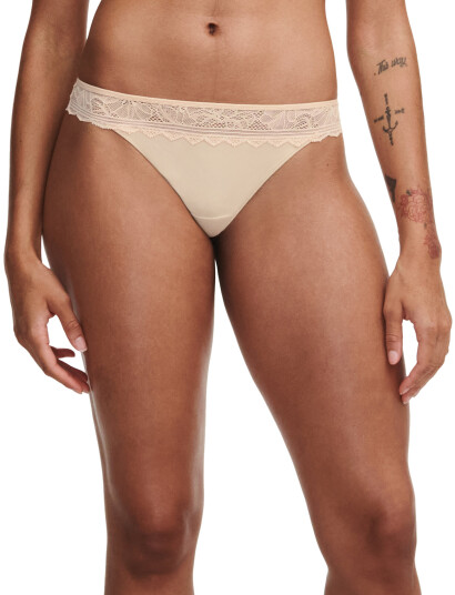 CHANTELLE Floral Touch Tanga - Beige - 44