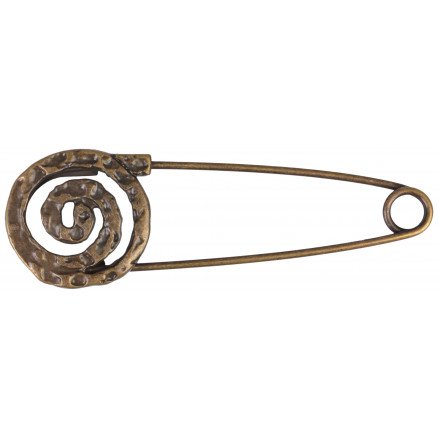 Diverse Kiltnål Spiral Gl Gull 75mm