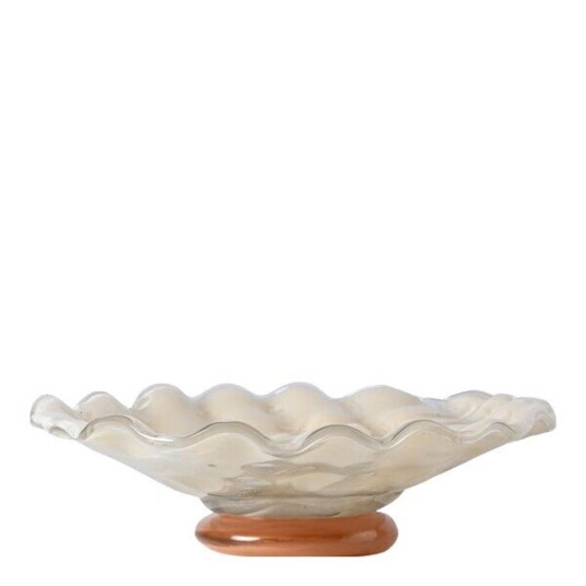 ByOn Laranne skål M 20x6 cm Off white ByOn Laranne skål M 20x6 cm Off white