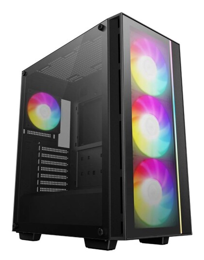 DeepCool MATREXX55 V4 C Midi Tower Kabinett med Herdet Glass - Svart DeepCool MATREXX55 V4 C Midi Tower Kabinett med Herdet Glass - Svart