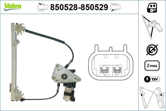 Vindusheis VALEO 850528