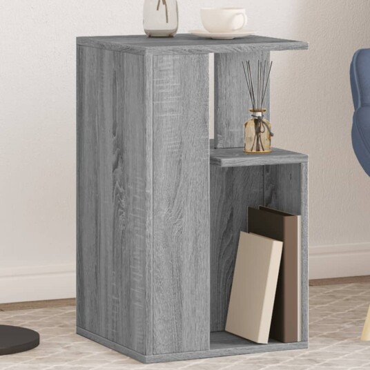 Sidebord grå sonoma 35x35x60 cm konstruert tre 840742