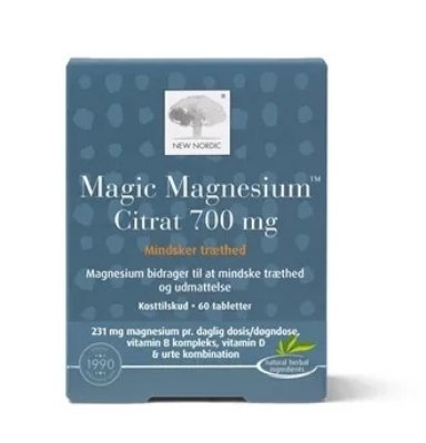 New Nordic Magic Magnesium Citrate 60 tabletter New Nordic Magic Magnesium Citrate 60 tabletter
