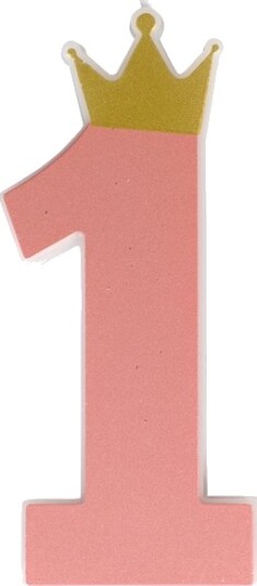 Kakelys – Rosa med Krone – Talllys 1 Kakelys – Rosa med Krone – Talllys 1