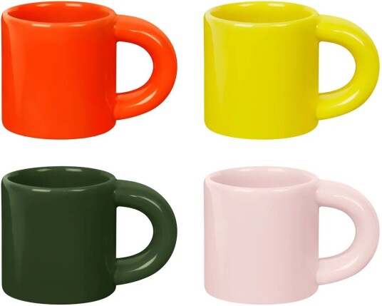 Hem Bronto espressokopp 10 cl 4-pakning Multi