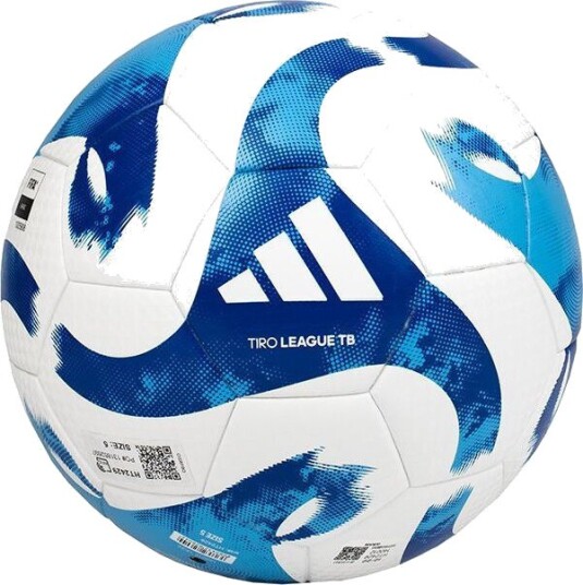 Fotball Adidas Tiro League str. 5 hvit blå