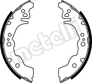 Bremsesko sett METELLI 53 0043