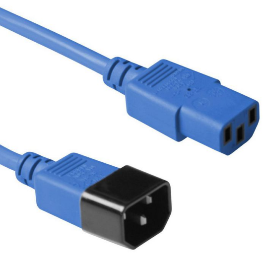 MicroConnect Strømkabel C14 Hunn Til C13 Hann 3m Blå MicroConnect Strømkabel C14 Hunn Til C13 Hann 3m Blå