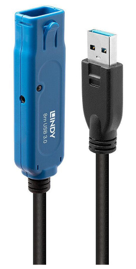 LINDY USB3 Kabel A-A - 10 m Aktiv skjøt USB3 Extender Aktiv skjøtekabel