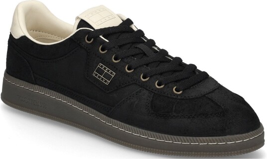 Tommy Hilfiger Tommy Jeans Suede Court BLACK 45 Tommy Hilfiger Tommy Jeans Suede Court BLACK 45