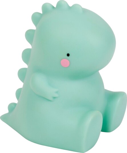 A Little Lovely Company Lampe 12,5 cm T Rex Grønn A Little Lovely Company OneSize Nattlampe