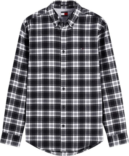 Tommy Jeans Tjm Reg Flannel Check Shirt Ext BLACK CHECK M