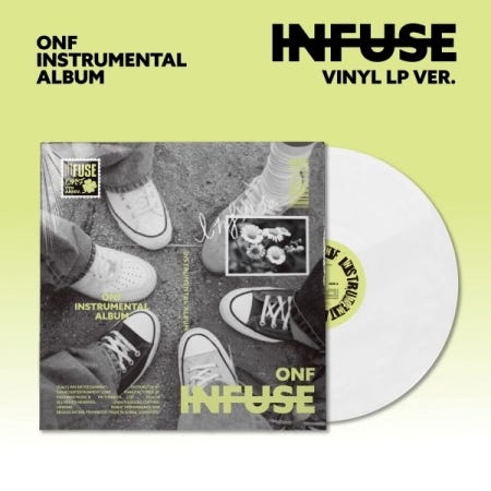 ONF  Infuse  Instrumental Album  incl. 16pg Photobook 6pc Postcard Set Photocard Photo Film + Photo Label  LP/Vinyl