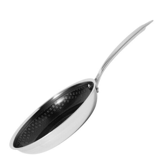 Anders Petter - Signerat stekepanne strukturert ståloverflate 24 cm rustfritt stål