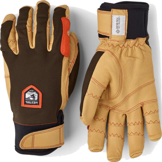 Hestra ERGO Grip Active 5 finger dark forest / natural brown 8