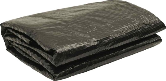 vidaXL Bassengtrekk svart 488 cm PE
