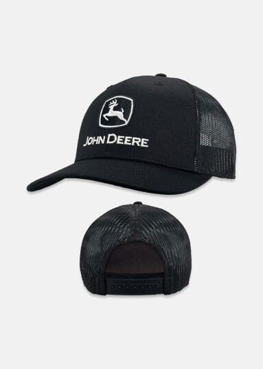 John Deere Current Jd Tm Embroidery Black Black One Size Capser