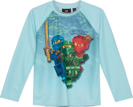LEGO® Ninjago Badetop LwAgan 300 UV40+ Mint m. Trykk LEGO® Wear 4 år (104) Badetøy Blå Turkis