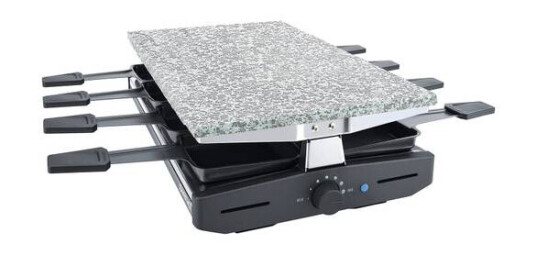 Xof Steba Raclette til 8 pers 1200w steintopp