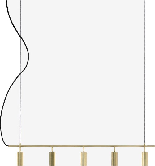 Globen Lighting Pendellampe Hubble 5 Messing Globen Lighting Pendellampe Hubble 5 Messing