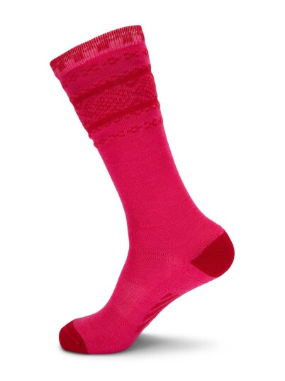 Dale Of Norway Cortina Knee Sock Pink Red S