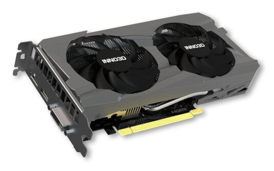 Inno3D GeForce RTX 3050 Twin X2 8GB GDDR6 Grafikkort med HDMI og DisplayPort