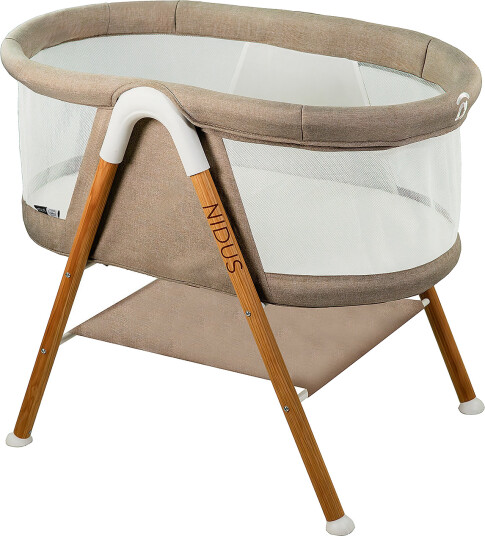 Asalvo Asalvo Mini Cot Nidus, Beige - Beige - 88X 57X 75 Asalvo Asalvo Mini Cot Nidus, Beige - Beige - 88X 57X 75