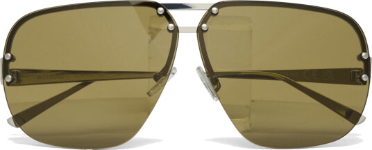 Weekday Tinted Aviator Sunglasses - Yellow - ONE SIZE