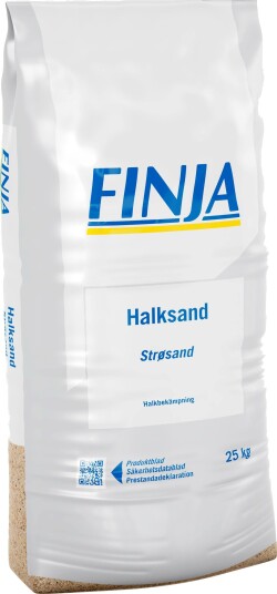 Finja 55562 Strøsand 25 kg, For Sklisikring