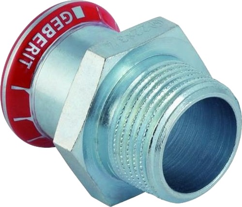 Overgangsnippel Fz 54Mm X 11/2"" T/Varme
