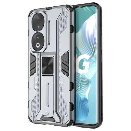 INCOVER Honor 90 Håndverker Deksel med Kickstand - Grå