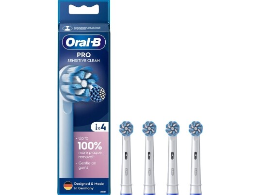 Tannbørste Braun Oral-B Eb60-4 Sensitive Clean Pro Tannbørstehoder 4 Stk.