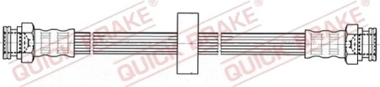 QUICK BRAKE 22.108 Bremseslange